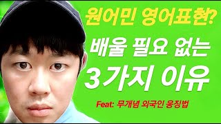 원어민 영어회화 배울 필요 없는 3가지 이유. 현직 영자신문기자가 알려드림.