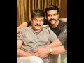 megastar chiranjeevi with his wife and son ramcharan ramcharan