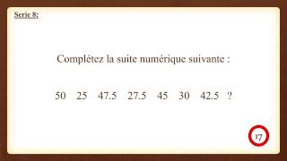 Psychometric Tests: Numerical suites (logic tests)