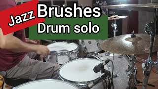 Jazz brushes drum solo | Jazz drumming with brushes