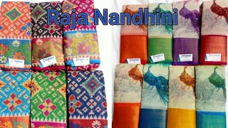 Raja Nandini Branded sarees with price and details