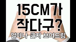 15CM가 작다구요? 과연 그럴까요?