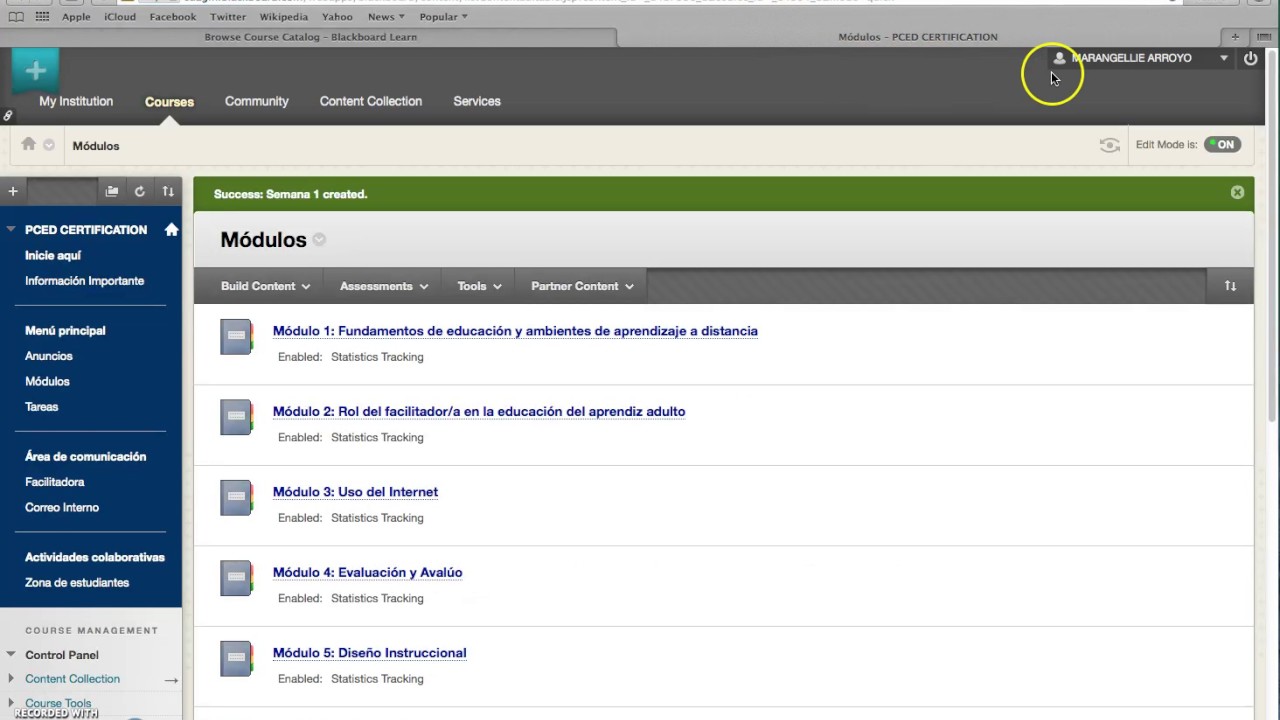 Learning Modules Youtube