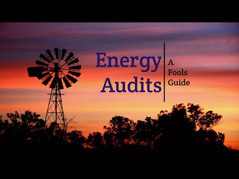 Energy audits: a fool's guide