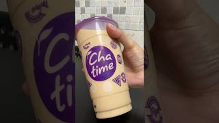 ASMR Cha Time Milk Bubble Tea #asmr #shorts #chatime #milktea #bubbletea #tea #satisfying #drink