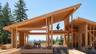 Building a Dream Modern House in 28 Minutes: Complete Timelapse Magic @slothconstruction