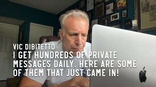 I get hundreds of private messages daily. Here are some of them that just came in!