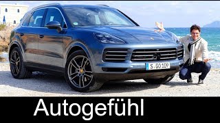 Porsche Cayenne FULL REVIEW 2018 all-new neu Cayenne V6 test - Autogefühl