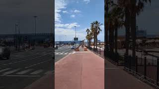 Playa Los cristianos on Monday afternoon next to the port #tenerife #viral #beach #playa