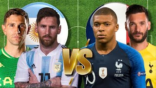 Messi - Martinez 🆚 Mbappe -  Hugo Lloris 🔥💪 Argentina v France