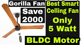 Best ceiling fan for home and office | gorilla power saving ceiling fan | Fan regulator connection