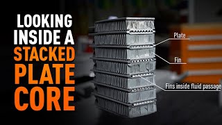 What's inside a stacked plate transmission cooler?