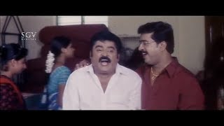 Kannada Comedy Videos : Jaggesh got fridge  in lottery comedy scene | Mohan | Dudde Doddappa Movie
