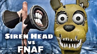 360 VR Siren Head vs. FNAF Five Nights at Freddys 3D Roller Coaster