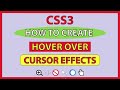 How To Create Hover Over Cursor Effects On A Webpage Using 1 Line Of CSS : Step-By-Step Tutorial
