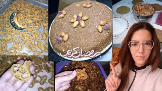 تحضيرات رمضان 2025 🌙 طريقة تحضير شباكية , زميطة , معسلات رمضان . رمضان مبارك #رمضان #ramadan