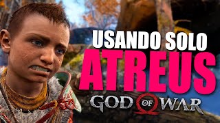 ME PASO GOD OF WAR PS4 USANDO SOLO ATREUS