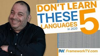 Don't Learn These 5 Languages in 2020 if You're a Beginner