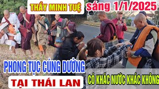 sáng 1/1/2025 THẦY MINH TUỆ trên đất THÁI LAN Hôm đầu tiên