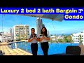 Pattaya Thailand, Beautiful Luxury 2 bedroom, 2 bathroom,  Bargain Condo