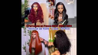 BAISI HAIR FR Lot De 4 Perruques Abordable 885 Euro En 100% Cheveux Humains Code: VIP400