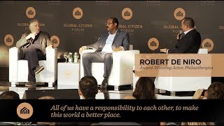 Robert De Niro speaks at Global Citizen Forum 2017