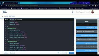 Coding Practice-2 Chat Page HTML || CSS || Bootstrap || NxtWave