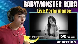 BABYMONSTER (#5) - RORA (Live Performance) REACTION!