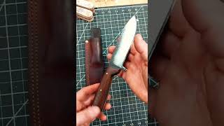 Kephart In Walnut | A Classic American Woodsman Knife | Knife Making #shorts