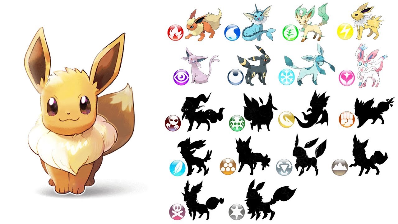 Pokemon Eevee Evolutions