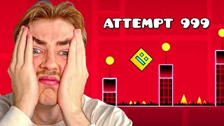 My FIRST TIME Playing Geometry Dash!