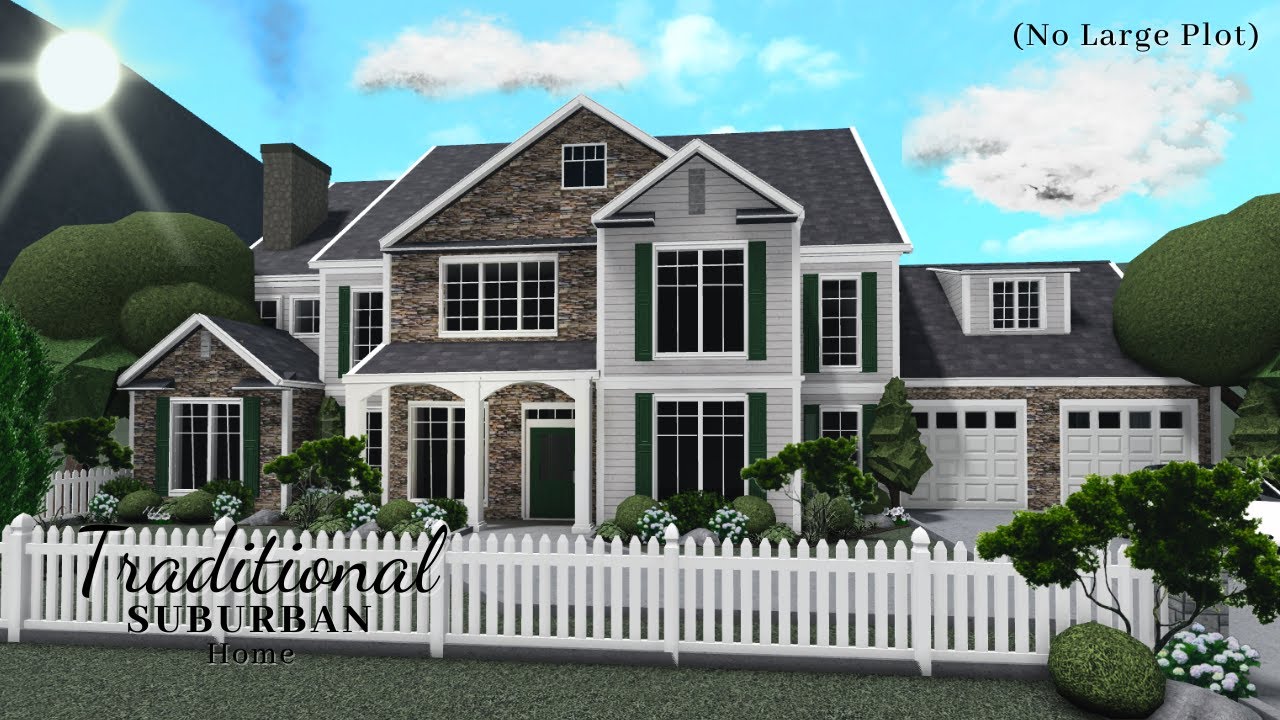 Bloxburg Realistic Suburban Home Part 1 No Large Plot House Build Bloxburg Realistic Suburban Home Part 1 No Large Plot House Build
