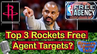 Rockets Top 3 Free Agent Targets? | Did Stone Deserve Extension? (w/ Frank from