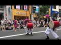 新宿エイサーまつり2017 舞弦鼓 三越伊勢丹前