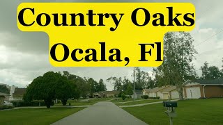 COUNTRY OAKS - Community - Ocala, Florida Driving - 4K  #aroundocala #shopping #charming