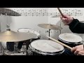 drum cover ガールズバンドクライ主題歌 雑踏、僕らの街 wrong world ｜ドラム叩いてみた ドラム譜付き