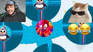 اقاريو-دعس بالمايكرو فيس كام🤣Agar.io Macro