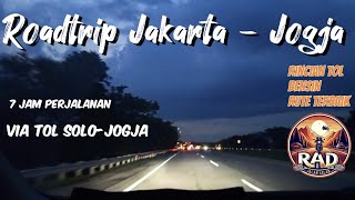 ROADTRIP JAKARTA - JOGJA Cuma 7 jam Via Tol Jogja ( Part 1 ) #roadtrip #toljogjasolo