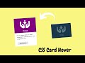 Card hover effect  html,css / Easy to code