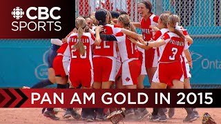 Experience the Canadian women winning 2015 Pan Am softball gold over the USA again | CBC Sports