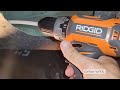 using a ridgid drill powered duct brush