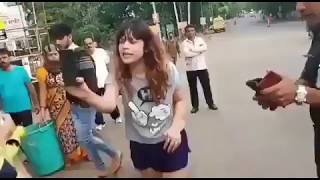 Kholu kapde girl  2nd viral video abusing Indian Army