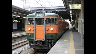 懐かしの高崎口１１５系　上越線（水上～高崎）右側車窓　180211