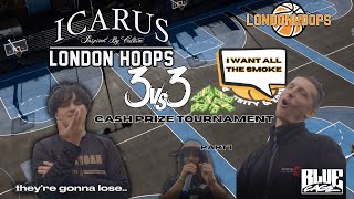 WE HOSTED A 3V3 CASH PRIZE STREETBALL TOURNAMENT IN LONDON! Part 1