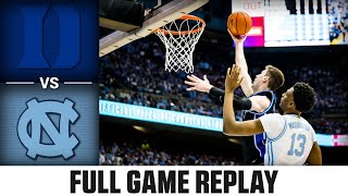 Duke vs. North Carolina  Game Replay | 2022-23 ACC Men’s Basketball