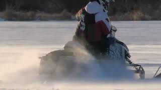 Snowmobiling on the Snake River Pine City, MN