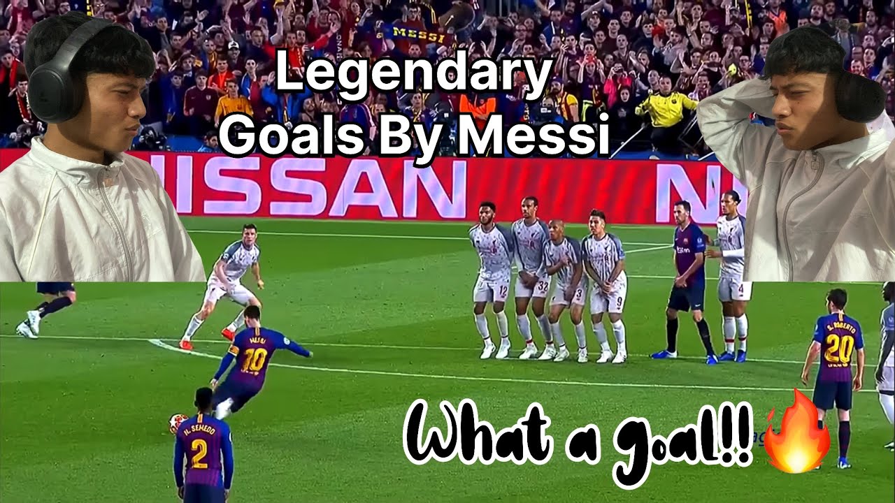 Crazy Reaction Of Legendary Goals Scored By Messiрџ рџ рџ ґрџ ґ Youtube