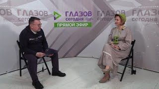 Певица Надежда Уткина в студии новостного портала \