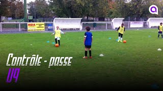 Exercice de contrôle-passe pour U9 : avec les conseils des Experts My Coach Football