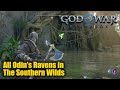 God of War Ragnarok - All Odin's Ravens in The Southern Wilds Vanaheim